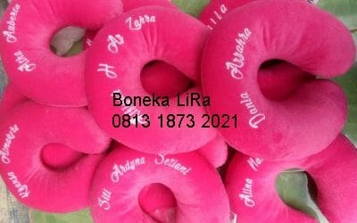 Souvenir Bantal Leher Ulang Tahun | Pabrik Bantal Leher