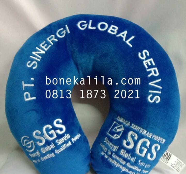 souvenir bantal leher perusahaan sgs 01