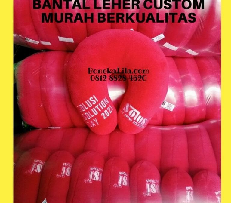 Souvenir Bantal Leher Bordir Custom Di Bekasi